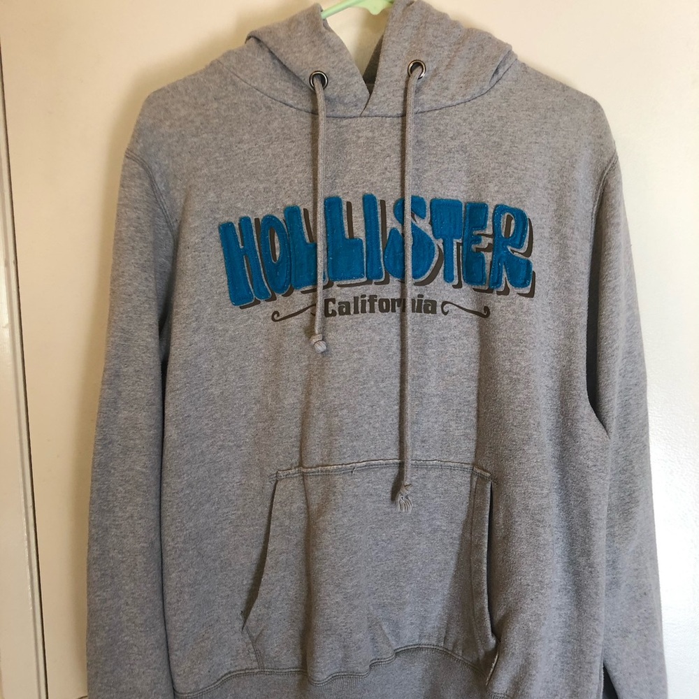USED Hollister Sweatshirt hoodie (gray)